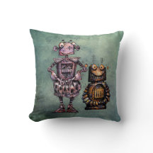 Deux robots de Steampunk de l'enfant drôle !