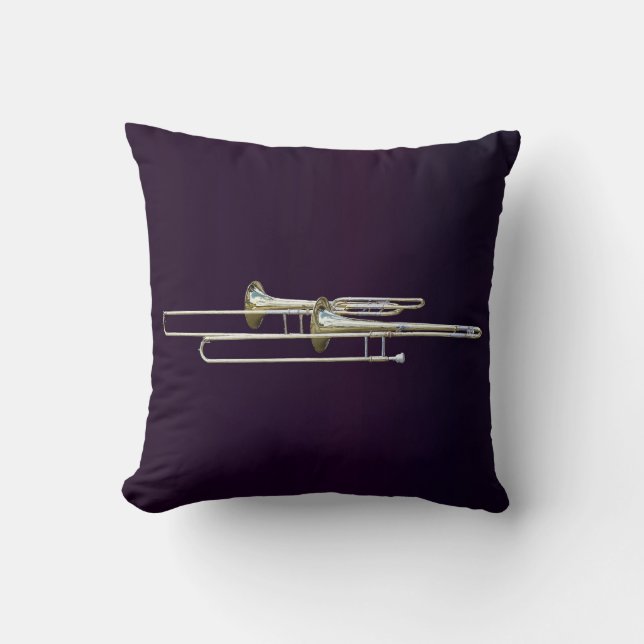 Coussin Deux Trombones (Recto)