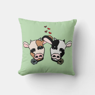 Coussin Deux vaches Moo