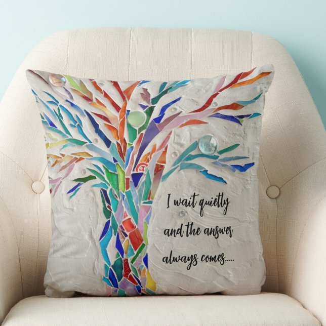 Coussin Devis inspirant (Créateur téléchargé)
