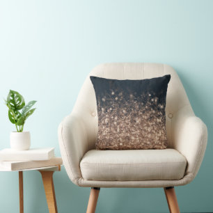 Coussin Dew scintillant baisse dans les tons de la Terre