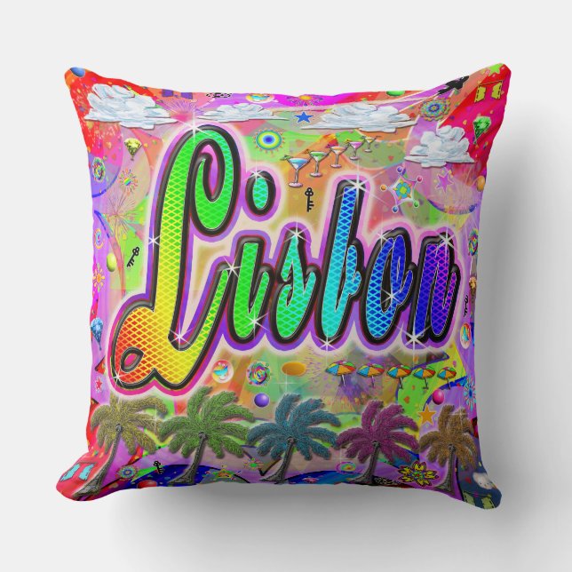 Coussin d'Express de Lisbonne Vista (Recto)