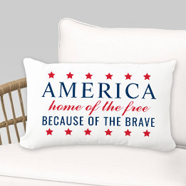 Coussin D'extérieur Accueil des Libres à cause de l'Amérique courageus