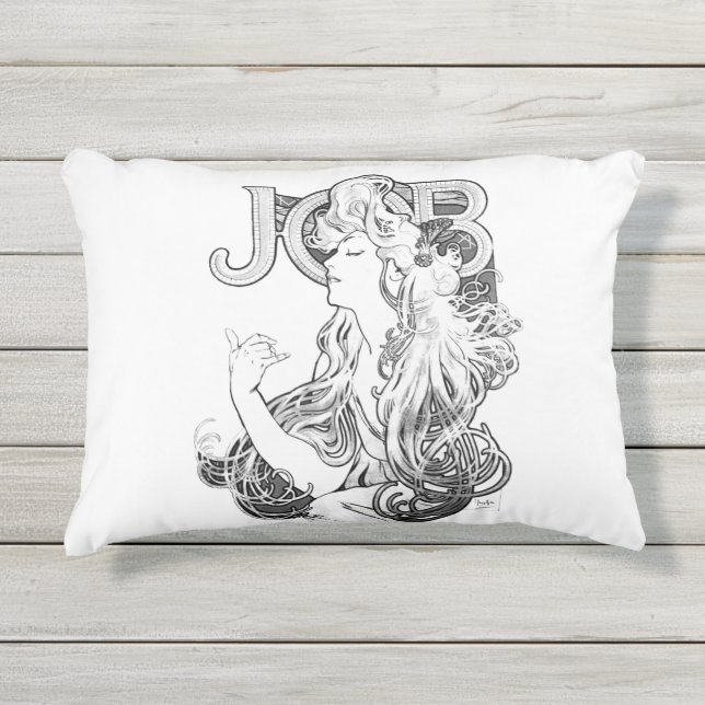 Coussin D'extérieur Alphonse Mucha JOB ISOGS (Devant)
