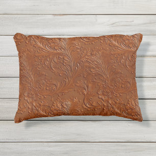 Coussin D'extérieur Art Brown occidental