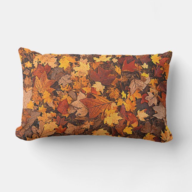 Coussin D'extérieur Beau feuille d'automne coloré (Recto)