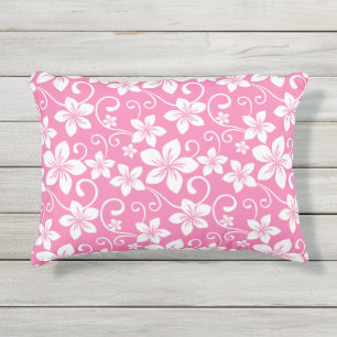 COUSSIN D'EXTÉRIEUR BLEU HAWAII (ROSE DE BUBBLEGUM)