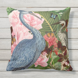 Coussin D'extérieur Carreau d'intérieur/extérieur de hérons