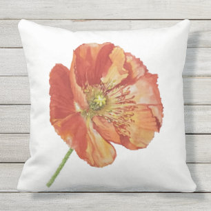 Coussin D'extérieur Carreau extérieur de pavot, carreau 20" x 20"