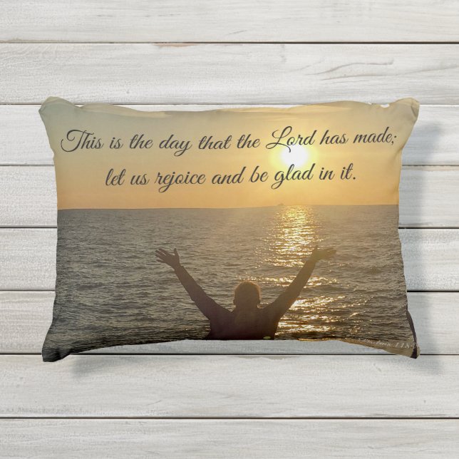 Coussin D'extérieur C'est le jour (Devant)