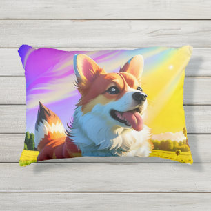 Coussin D'extérieur Chien Corgi Beau 2