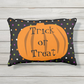 Coussin D'extérieur Citrouilles de Halloween de des bonbons ou un sort