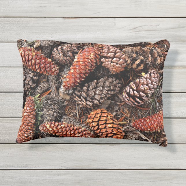 Coussin D'extérieur Cônes de pin (Dos)