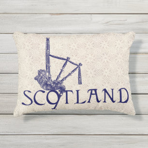 Coussin D'extérieur Cornemuses de l'Ecosse, conception d'écossais