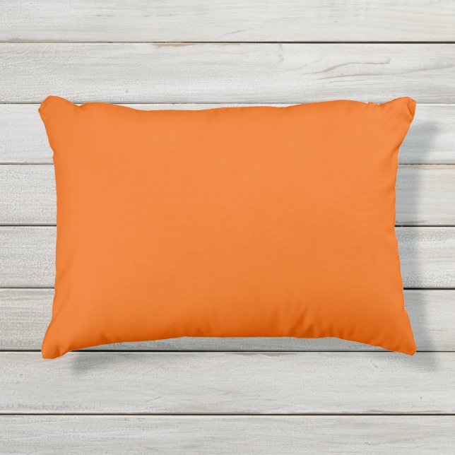Coussin D'extérieur Couleur claire orange (Devant)