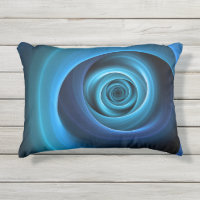 Couleurs bleu spirale 3D Art Abstrait fractal mode
