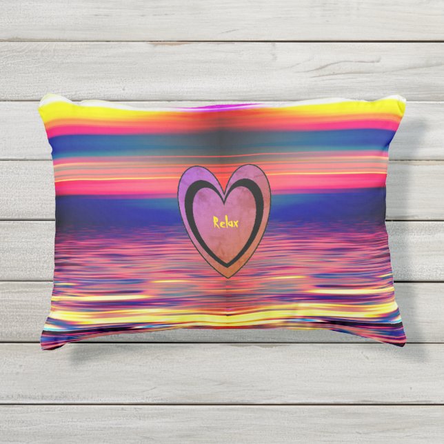 Coussin D'extérieur Couleurs extérieures cool (Devant)