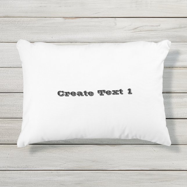 Coussin D'extérieur Créer un texte Mariage Cadeaux et faveurs Annivers (Devant)