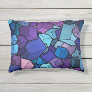 Coussin D'extérieur Cubes Violets