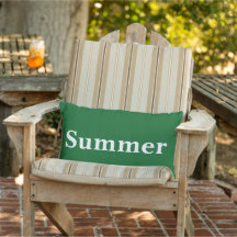 Custom summer decor vibrant green background