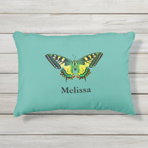 Coussin D'extérieur Cute Modern Photography Butterfly Ajouter un nom