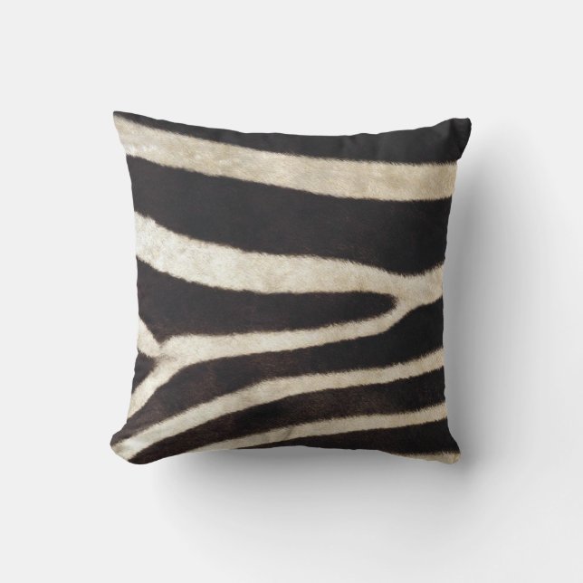 Coussin D'extérieur Design d'impression en peau Zebra africaine (Recto)