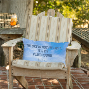 Coussin D'extérieur Devis Sky de nom personnalisé