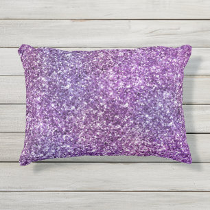 Coussin D'extérieur Élégant motif chic abstrait violet
