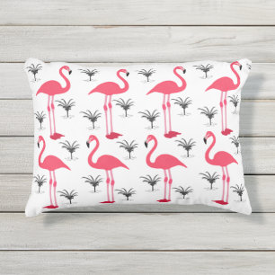 Coussin D'extérieur Flamant rose et palmier