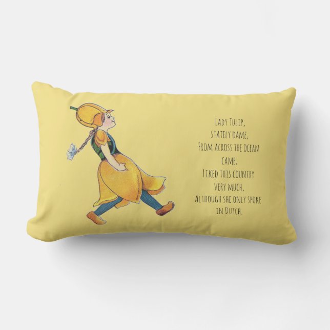 Coussin D'extérieur God Floral Funny Girl (Recto)