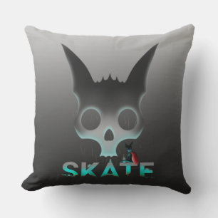 Coussin D'extérieur Graffiti de crâne - Chat