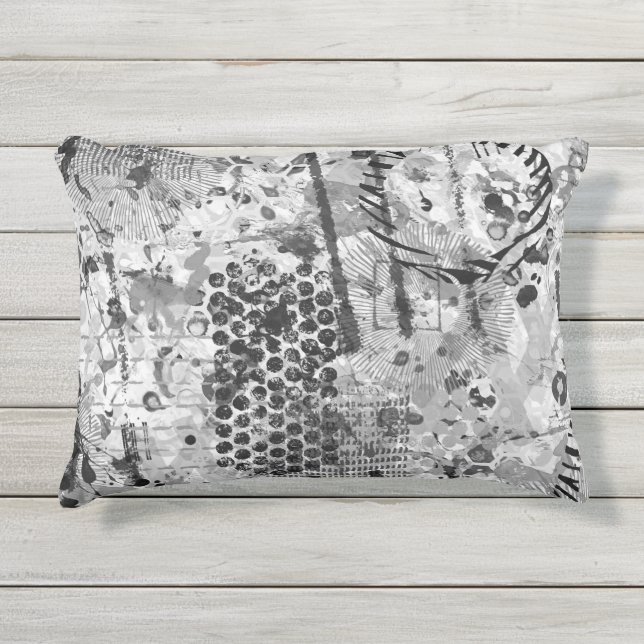 Coussin D'extérieur Graffiti Etchings (Devant)