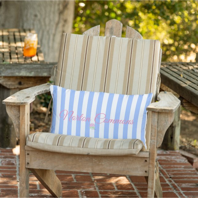 Coussin D'extérieur La bande bleue de Norton Commons (Chaise)