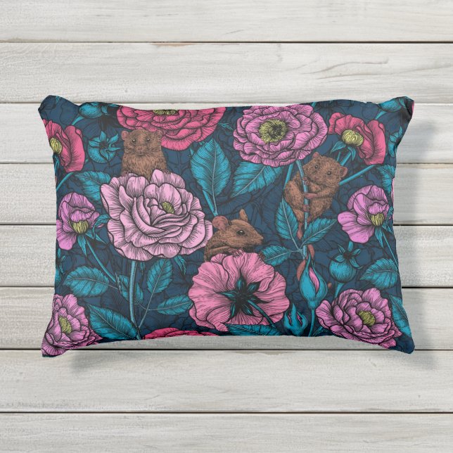 Coussin D'extérieur La fête des souris (Devant)