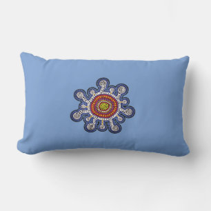 Coussin D'extérieur L'art aborigène australien multicolore