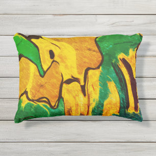 Coussin D'extérieur L'art Abstrait de la nature