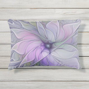 Coussin D'extérieur Magnifique beauté moderne abstraite fleur d'art fr