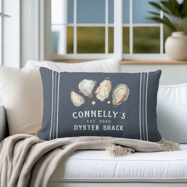 Coussin D'extérieur Maison de plage personnalisée Shack d'huîtres (Créateur téléchargé)