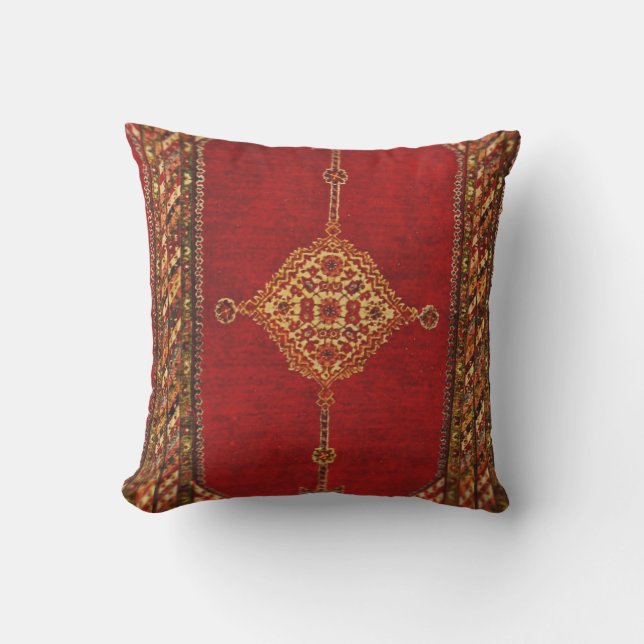 Coussin D'extérieur Motif de tapis de Perse (Recto)