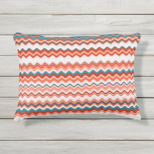 Coussin D'extérieur Motif Wavy multicolore