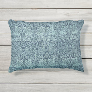 Coussin D'extérieur Oiseaux floraux vintages William Morris Brer Rabbi
