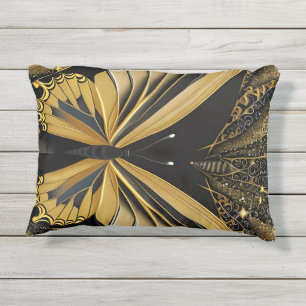 Coussin D'extérieur Papillon noir