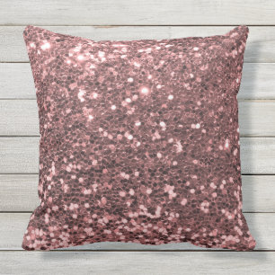 Coussin D'extérieur Parties scintillant d'or pour Rose de sécurité e