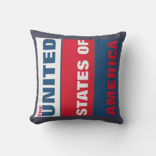 Coussin D'extérieur Pays patriotique des États-Unis d'Amérique