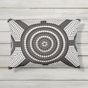 Coussin D'extérieur Peinture à points autochtones