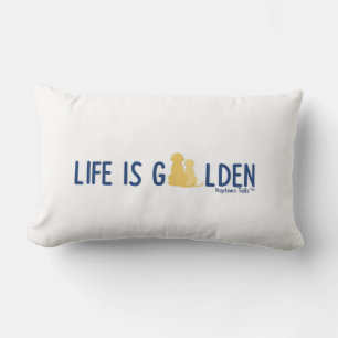 Coussin D'extérieur Pillow de jetée extérieur Life is Golden, Cadeau d