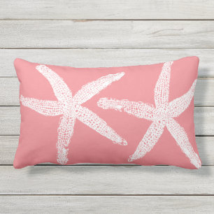 Coussin D'extérieur Plage d'Orange rose orange de Coral clair d'écrev