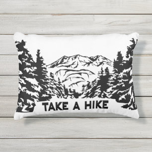 Coussin D'extérieur Prenez une citation Hippique paysage montagnard mo