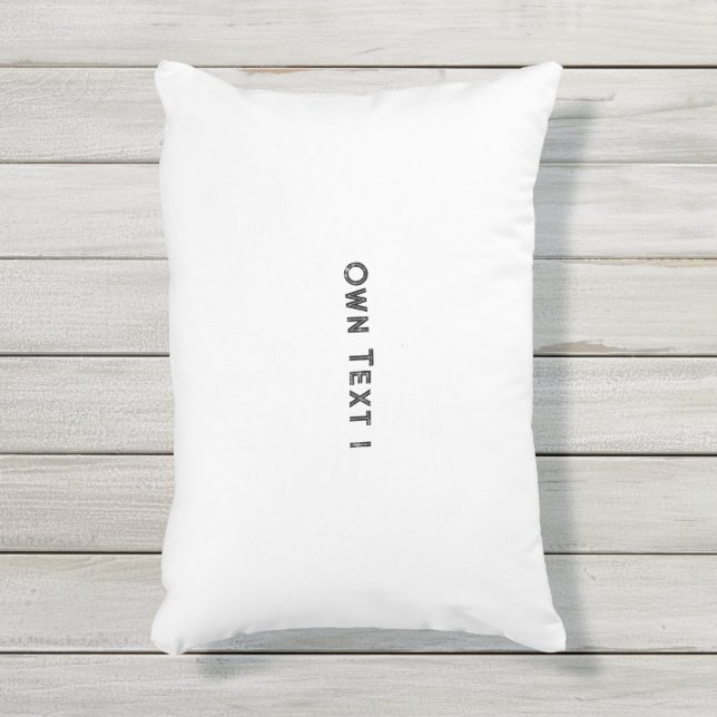 Coussin D'extérieur Propre texte Cadeaux et faveurs Mariage pour les j (Devant (Vertical))