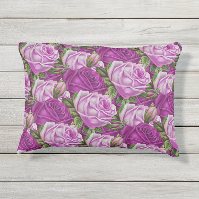 Coussin D'extérieur Rose (Dos)